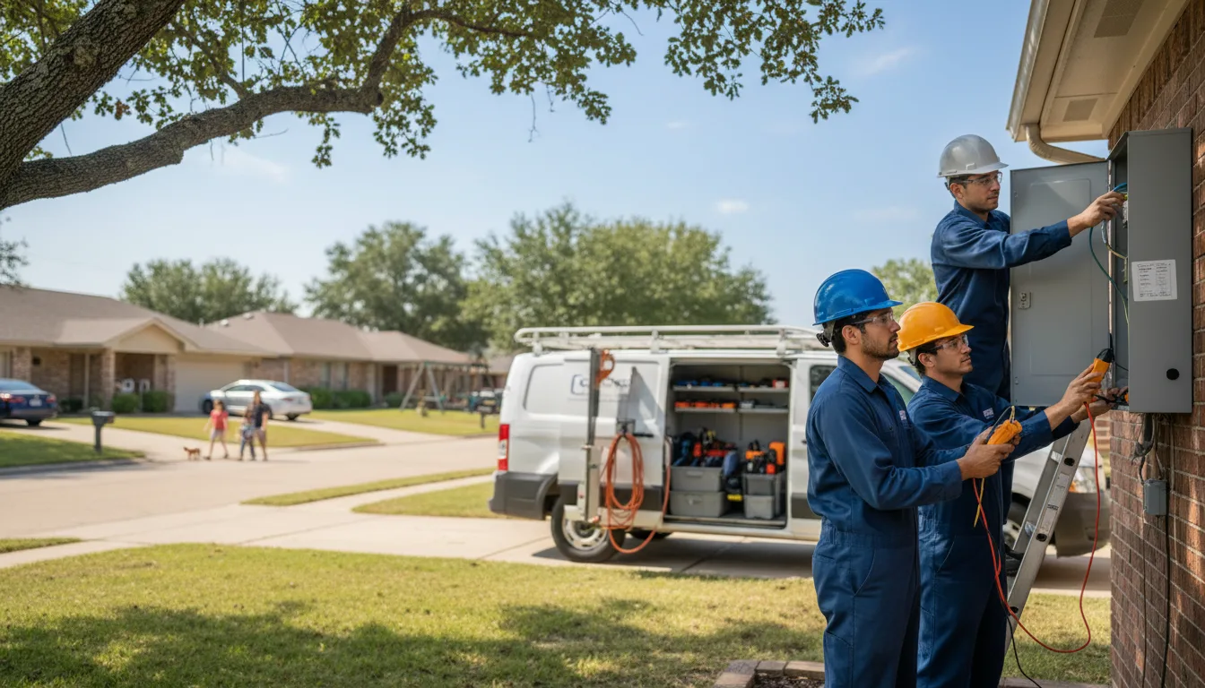Certified electrician providing emergency electrical services in Pine Prairie, LA